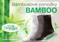 Ponožky čierne  38-41 5 párov bambus  dlhé