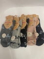 Ponožky  kvetinové viacfarebné bez gumy/D  38-41  5párov
