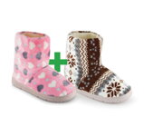 660+661 ružová+hnedá  1+1