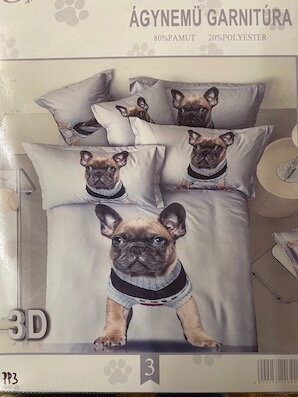 Posteľné obliečky 3D/PP3  3 dielna súprava