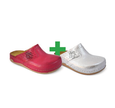 801 strieborná + pink 1+1