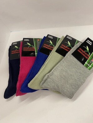 Ponožky viacfarebné/D  zdravotné 35-38