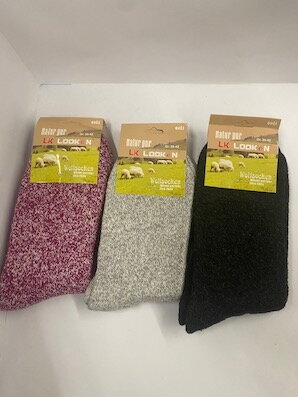 Ponožky viacfarebné norvégská balvna/D  39-42  3 páry