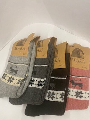 Ponožky z ovčej vlny Alpaca  39-42 3 páry