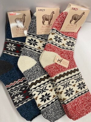 Ponožky z ovčej vlny Alpaca /D/1  35-38 páry