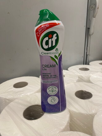 Cif cleanboost crem fialový 500ml/720g