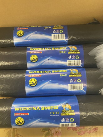 HDPE sáčky 60 l /50 ks