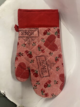 Kuchynská chňapka 2 ks červená