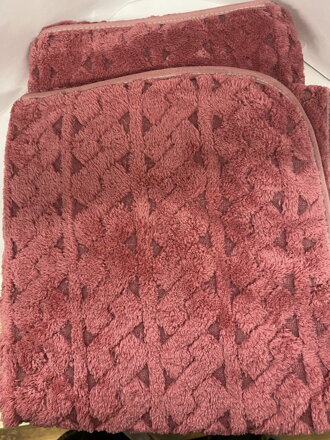 Rýchloschnúca osuška + uterák červený