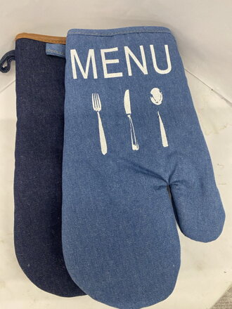 Kuchynská chňapka 1+1 ks  modrá