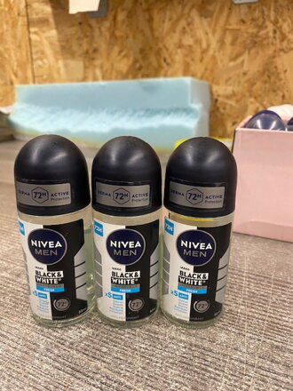 Nivea pánske black white blue 2+1 