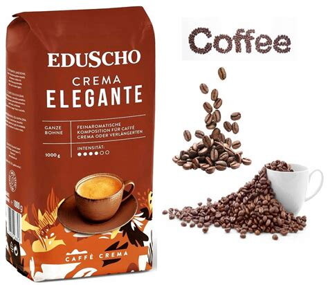 Káva zrnková Eduscho crema elegante 1 kg Káva zrnková Eduscho crema elegante 1 kg
