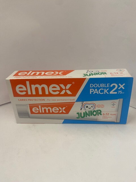 Elmex caries Junior 2x75ml 6-12 rokov Elmex caries Junior 2x75ml 6-12 rokov