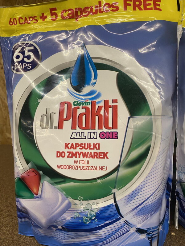Dr Prakti kapsule do umývačky riadu 65 ks