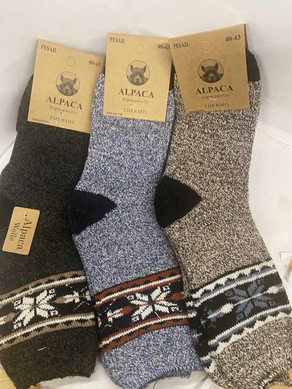 35/Ponožky  termo  ALPACA/P  40-43  3 páry