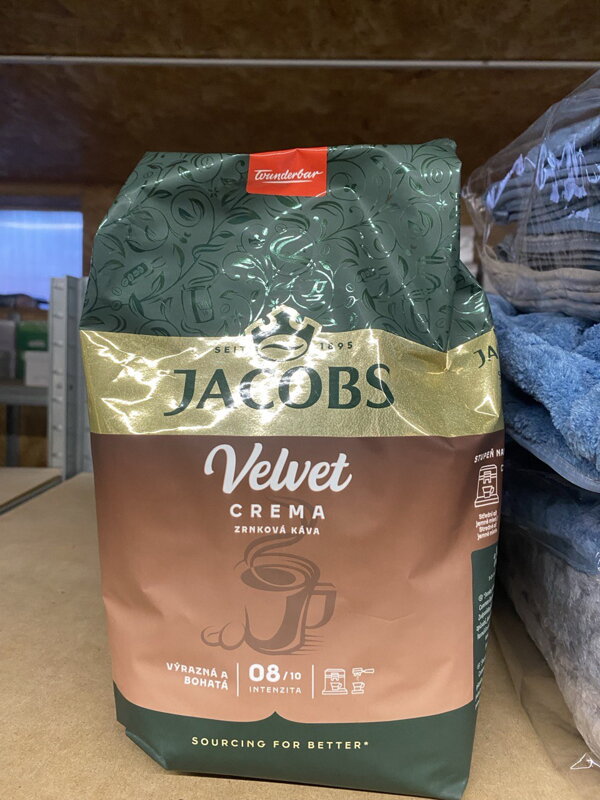 Káva zrnková Krönung velvet crema  tmavá 1 kg