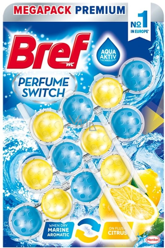 BREF parfume switch Aqua aktív citrus 3x50g