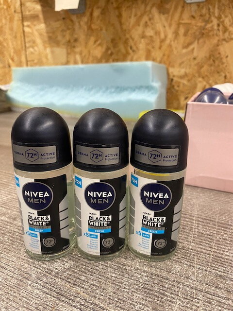 Nivea pánske black white blue 2+1 Nivea pánske black white blue 2+1
