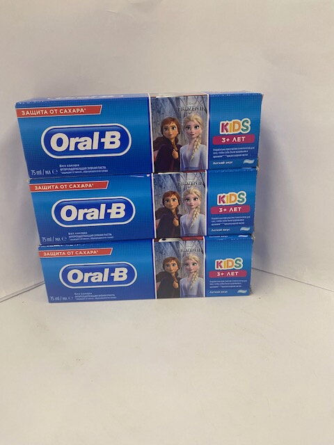 ORAL-B Detská zubná pasta 75 ml 1+1+1 od 3 rokov ORAL-B Detská zubná pasta 75 ml 1+1+1 od 3 rokov