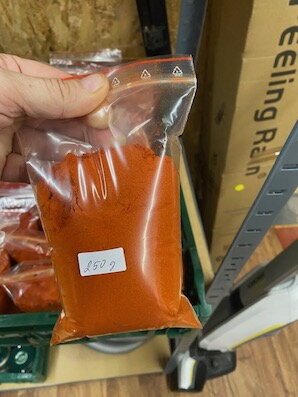 Domáca štiplavá červená paprika  500 g 