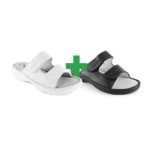 216-1/2  biela+čierna 1+1