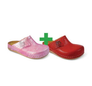 801 ružová + červená 1+1