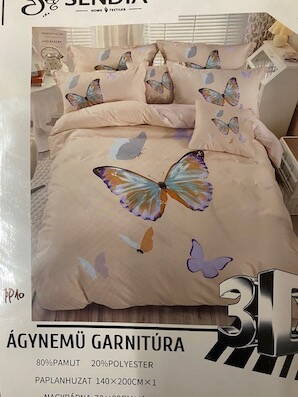 Posteľné obliečky 3D/PP10  3 dielna súprava